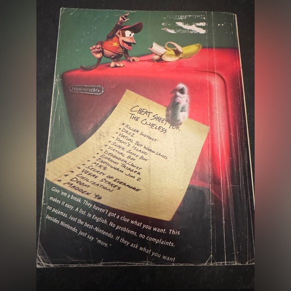 Nintendo power volume 79 - Donkey Kong Country 2 w Earthworm Jim poster - Picture 3 of 3